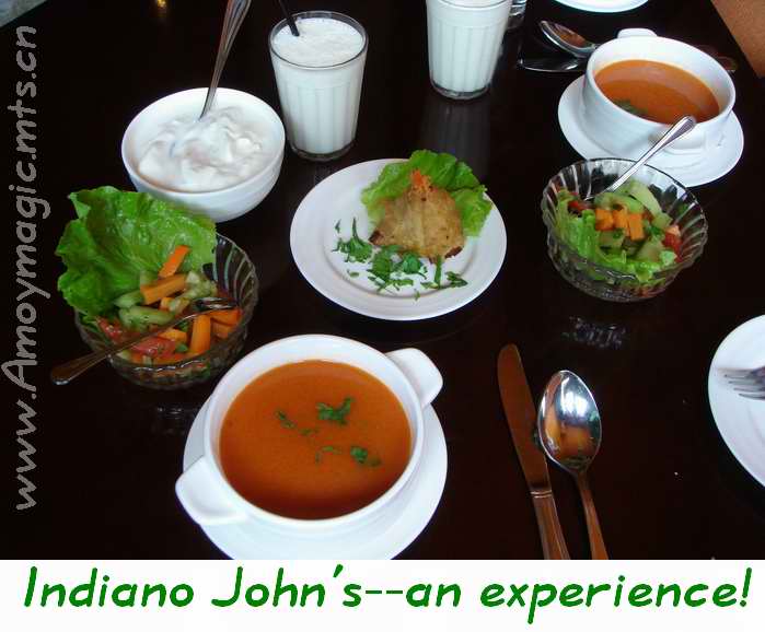 Indiano John's--a take-off on Indiana Jones