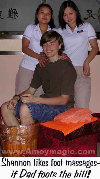 Shannon Brown likes foot massages -- if Dad foots the bill!